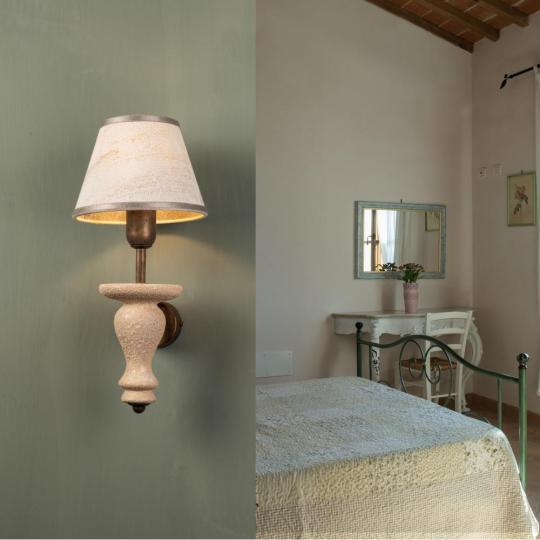 klasicka spalnova lampa osvetlenie trojnozna citacka lampicka stary vintage imas firenze elegantna elegantna provence provansalsky nastenny keramicky farmarsky lampicky lameridiana budapest.jpg